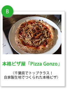 おすすめコースE「PIZZA GONZO」